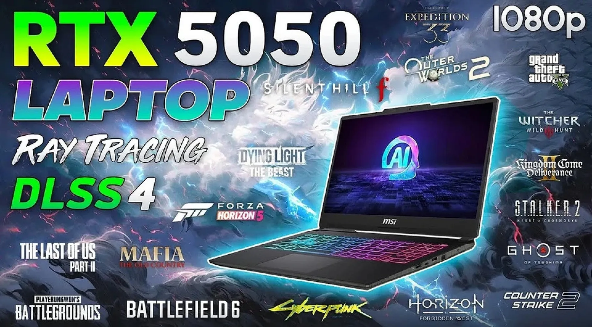 Эксперт протестировал бюджетный игровой ноутбук MSI Cyborg 15 с RTX 5050 в 18 играх в 1080p